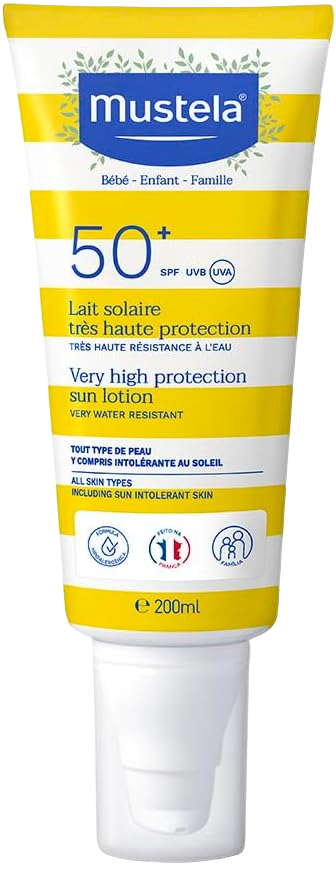 50+ Very high protection sun lotion