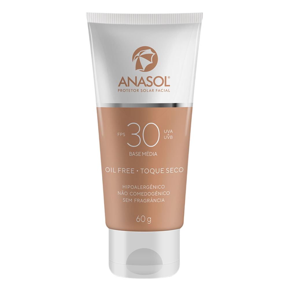 Anasol Protetor Solar Facial com Base Média e FPS 30