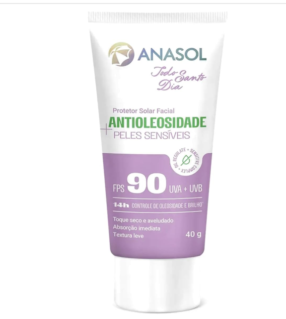Anasol Todo Santo Dia Protetor Facial FPS 90 40g