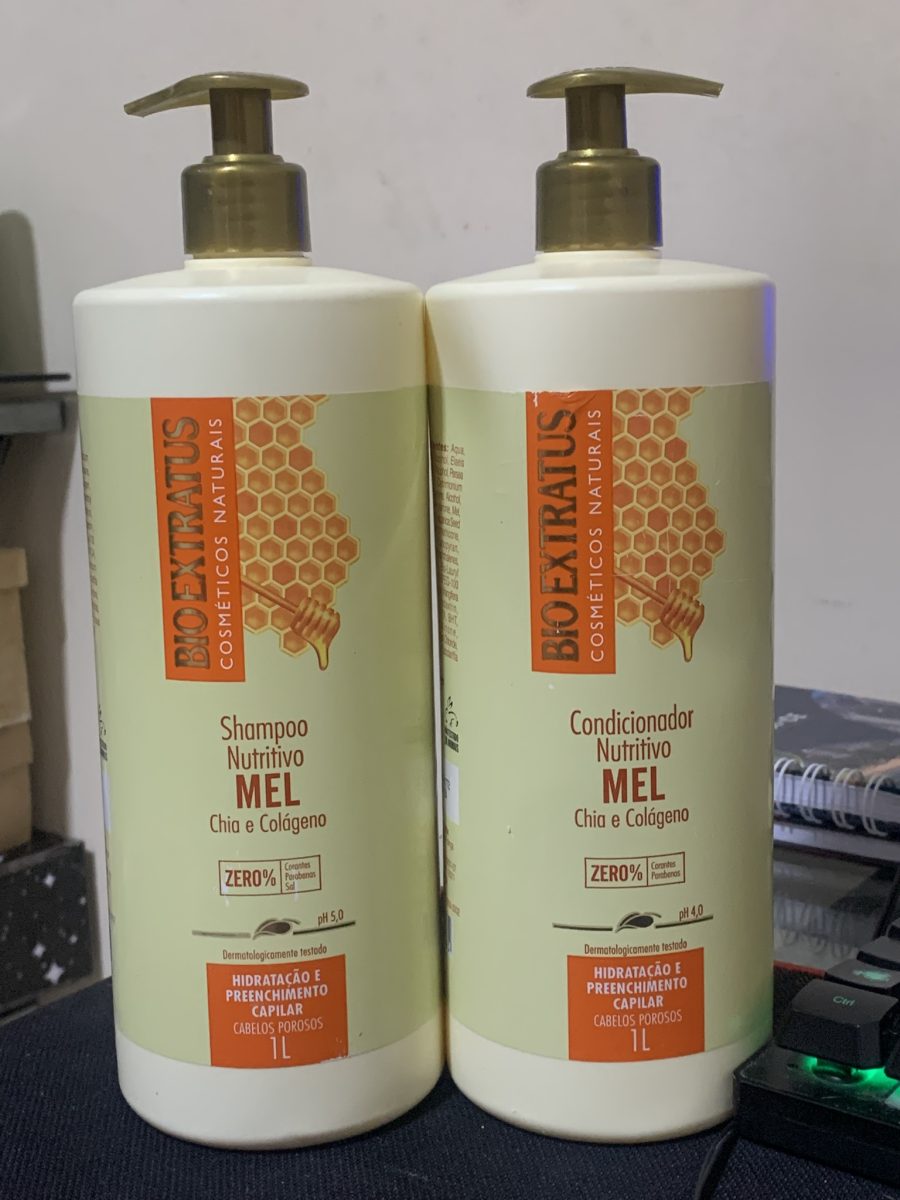 Bio Extratus Kit Shampoo + Condicionador Nutritivo Mel 1L
