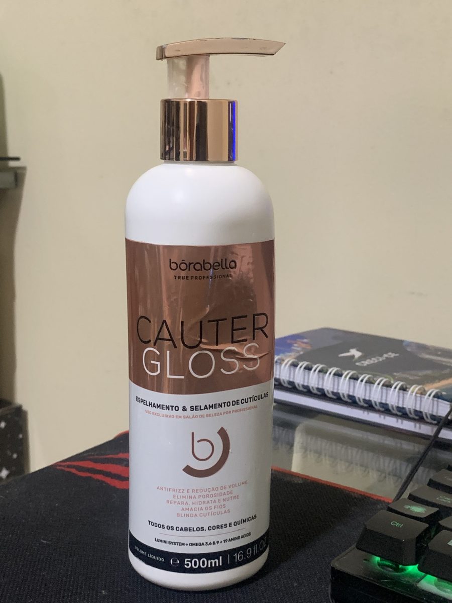 Borabella Cauter Gloss Espelhamento e Selamento de Cutículas 500ml