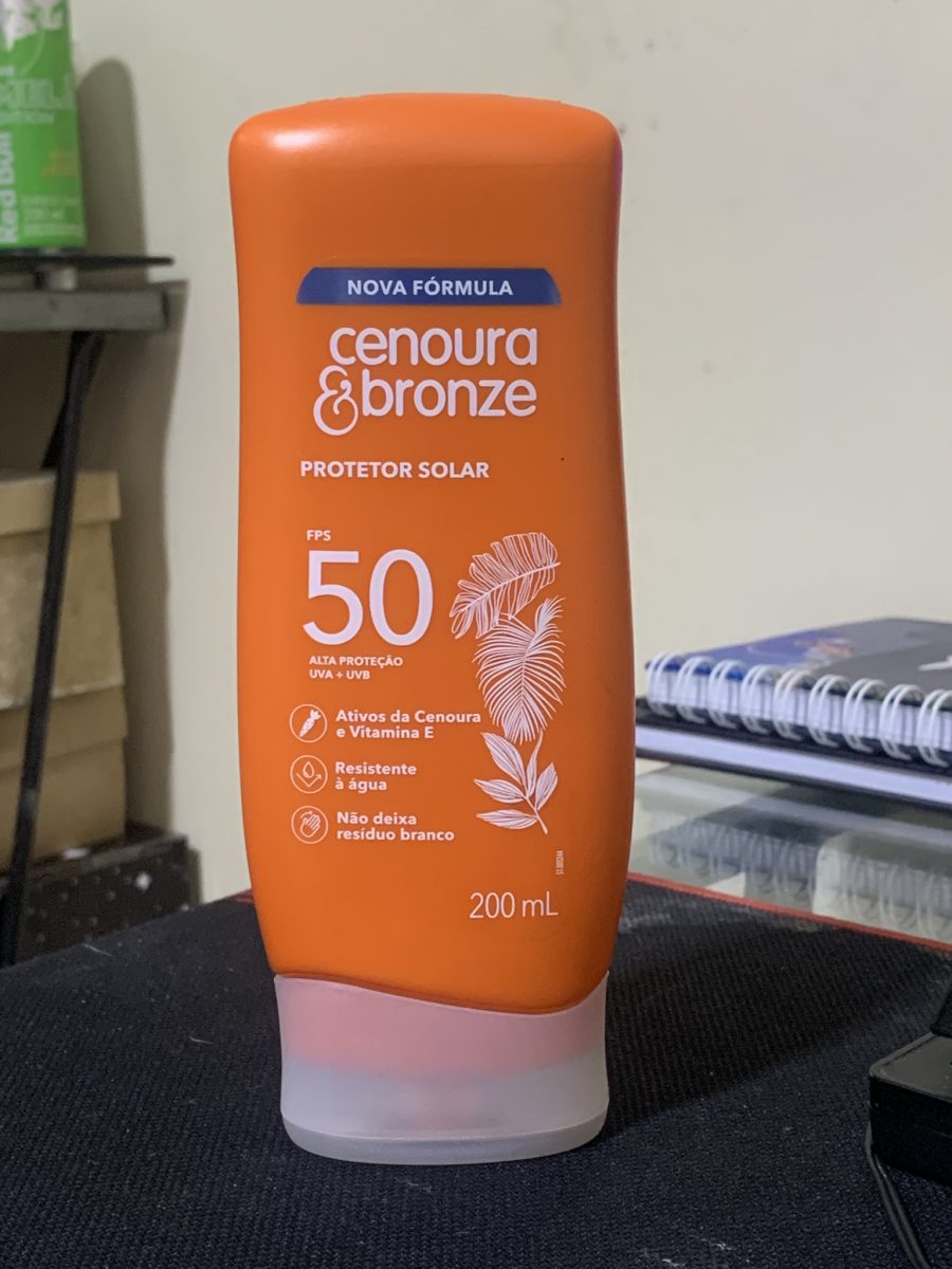 Cenoura & Bronze Protetor Solar FPS 50 200ml