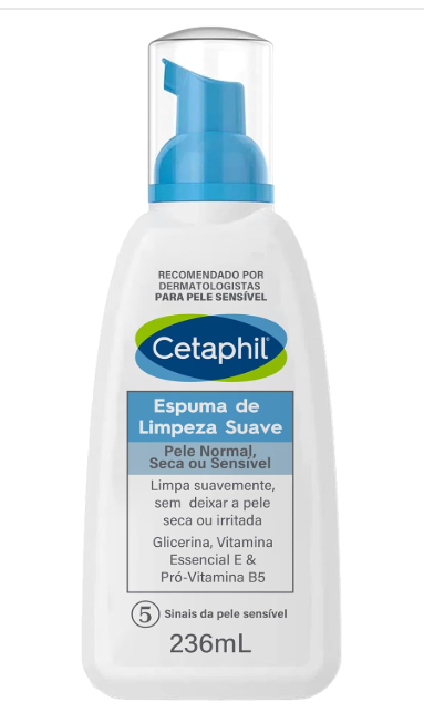 Cetaphil Espuma de Limpeza Suave 236ml