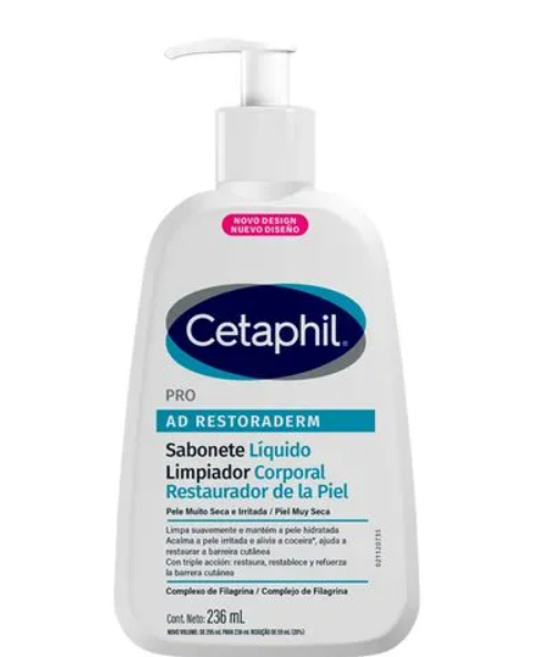 Cetaphil PRO AD Restoraderm Sabonete Líquido 236ml