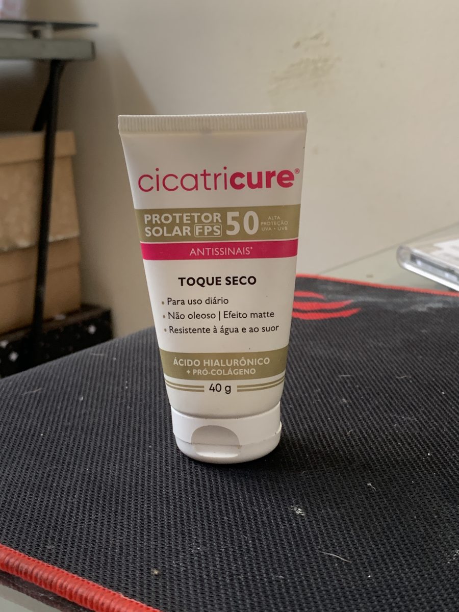 Cicatricure Protetor Solar Facial FPS 50 Antissinais Toque Seco