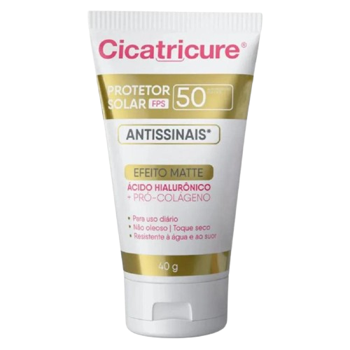 Cicatricure Protetor Solar Facial FPS 50 Antissinais Toque Seco