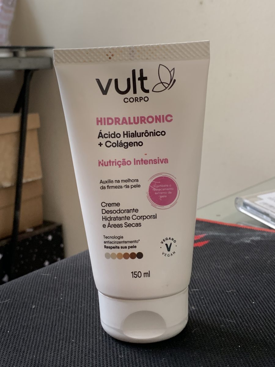 Creme Desodorante Hidratante Corporal Vult Corpo Hidraluronic