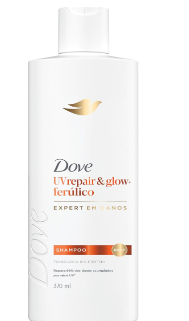 Dove Shampoo UV Repair & Glow + Ferúlico 370ml