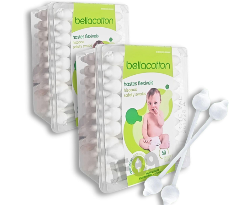 Hastes Flexíveis Bellacotton 50 Unidades