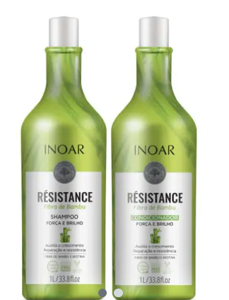 Inoar Résistance Fibra de Bambu Kit - Shampoo + Condicionador
