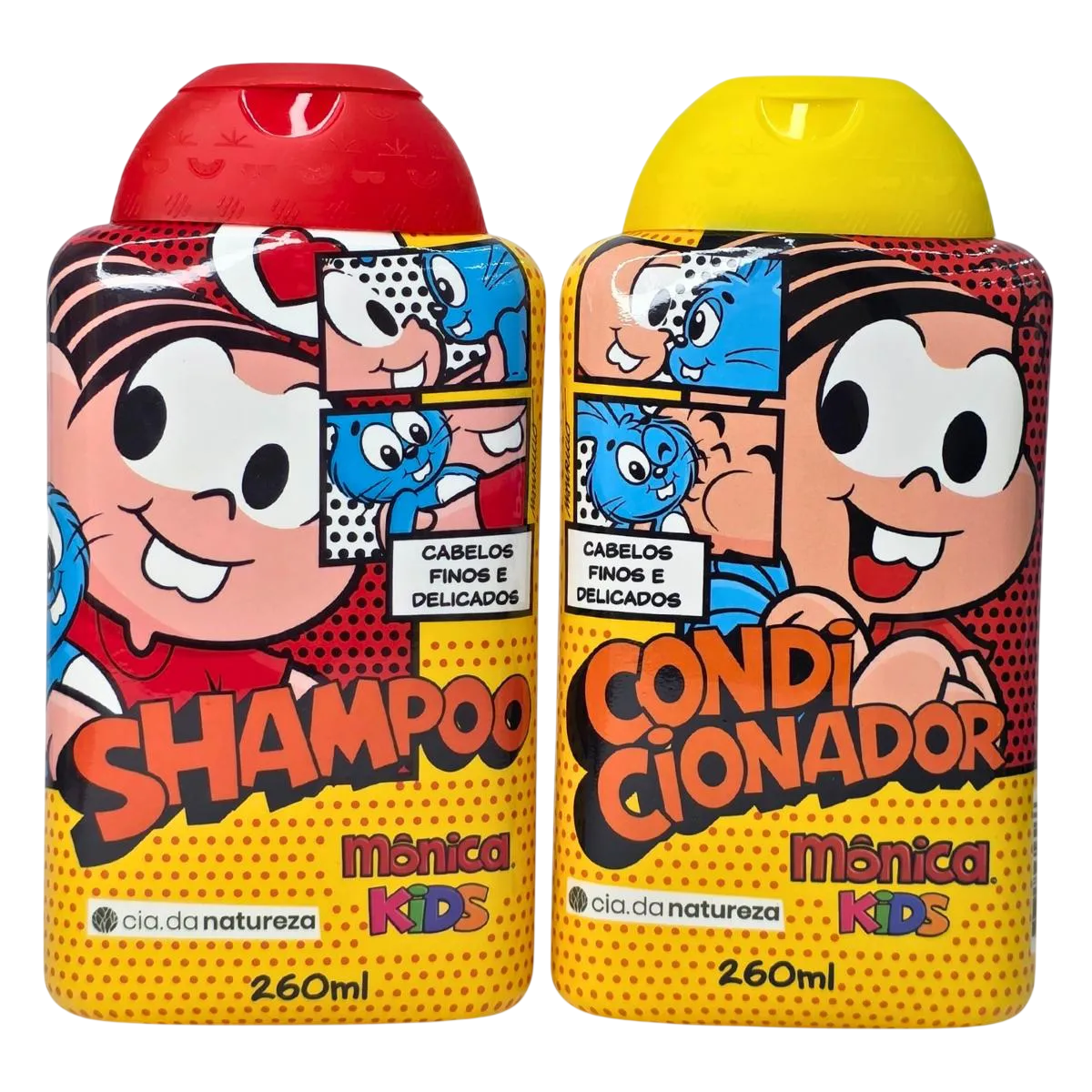 Kit Cia da Natureza Mônica Kids Shampoo + Condicionador 260ml