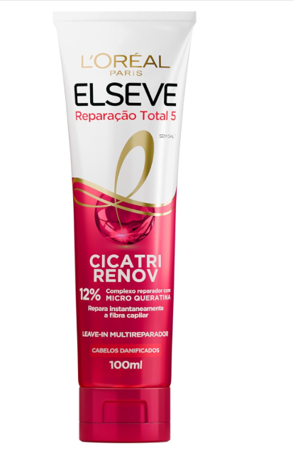 Leave-in Elseve Cicatri Renov Reparação Total 5 100ml