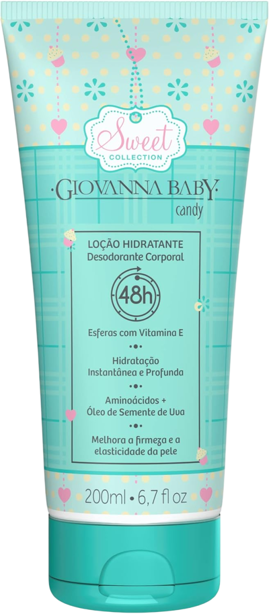 Loção Hidratante Desodorante Corporal Sweet Collection Candy
