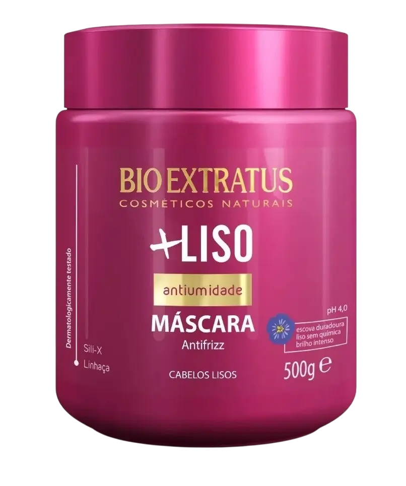 Máscara Antifrizz Bio Extratus +Liso