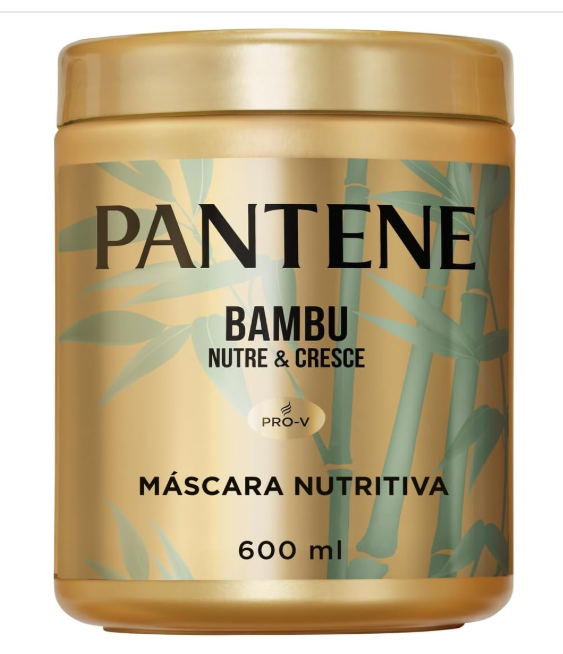 Máscara Nutritiva Pantene Bambu Nutre e Cresce 600ml