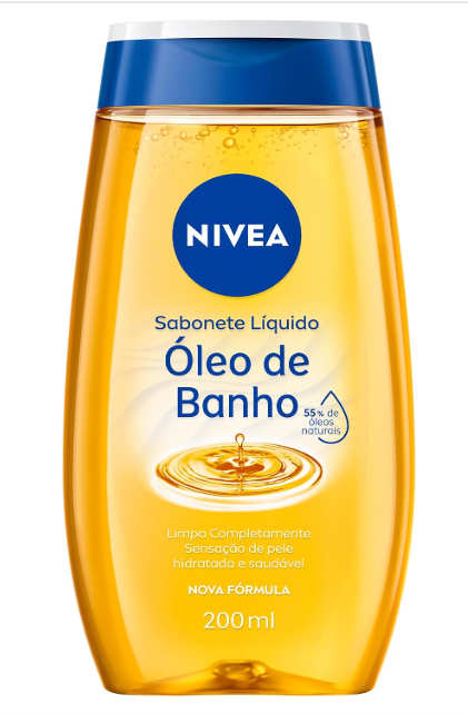 Nivea Sabonete Líquido Óleo de Banho 200ml