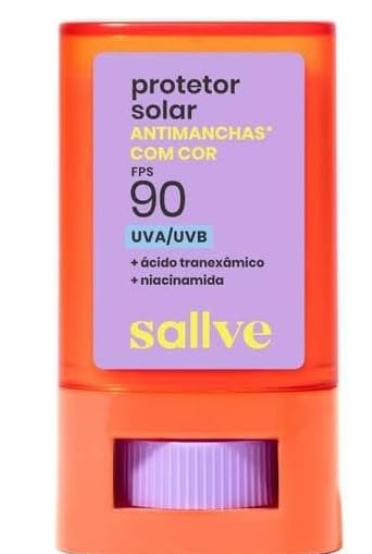 Protetor Solar Sallve Antimanchas com Cor FPS 90