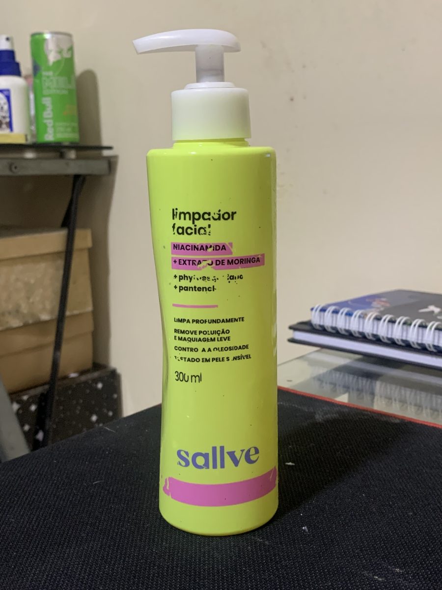 Sallve Limpador Facial Niacinamida + Extrato de Moringa 300ml