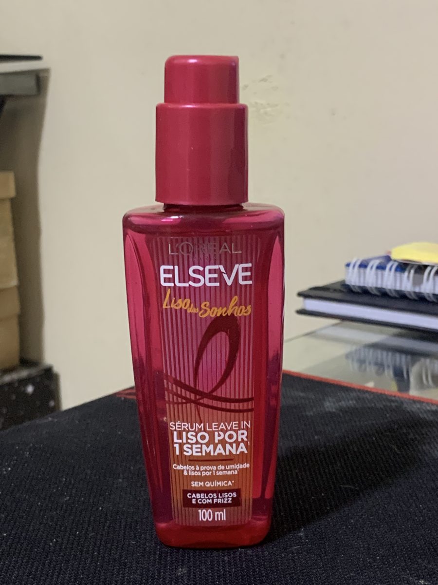 Sérum Leave-In Elseve Liso dos Sonhos Liso Por 1 Semana 100ml