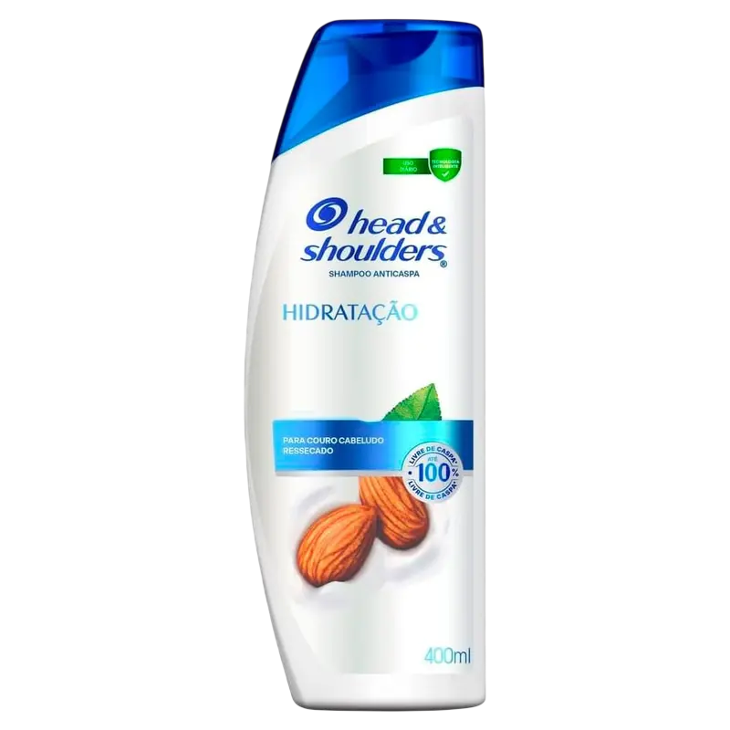 Shampoo Anticaspa Head & Shoulders Hidratação com Óleo de Amêndoas
