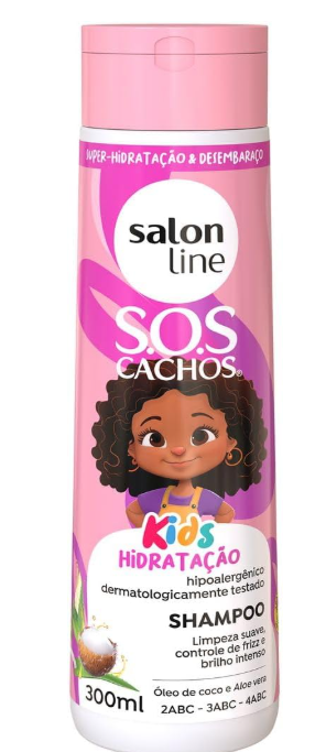 Shampoo Salon Line S.O.S Cachos Kids Hidratação 300ml