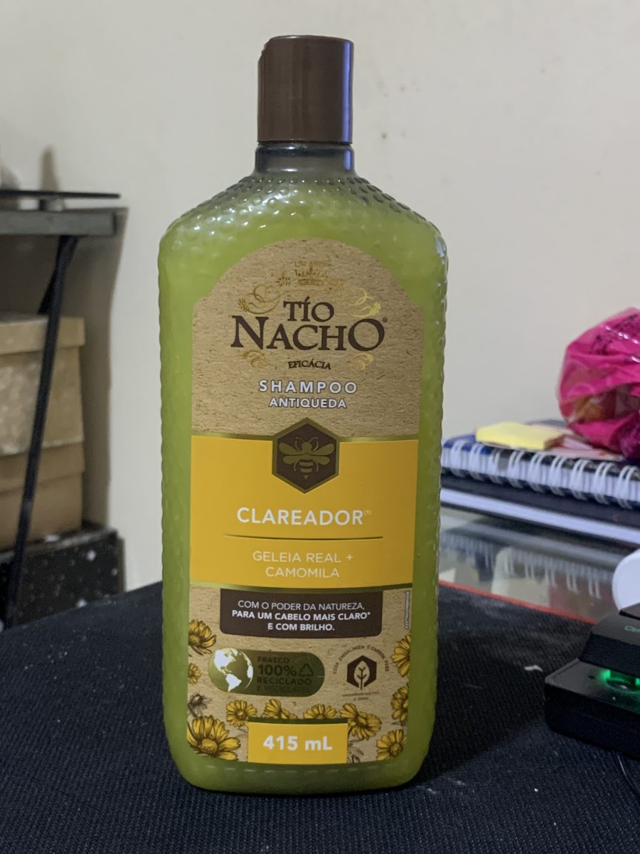Shampoo Tío Nacho Antiqueda Clareador Geleia Real + Camomila 415ml