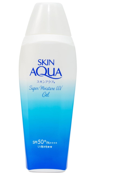 SKIN AQUA® Protetor Solar Facial UV Super Moisture Gel 165g - FPS50 proteção UVA e UVB