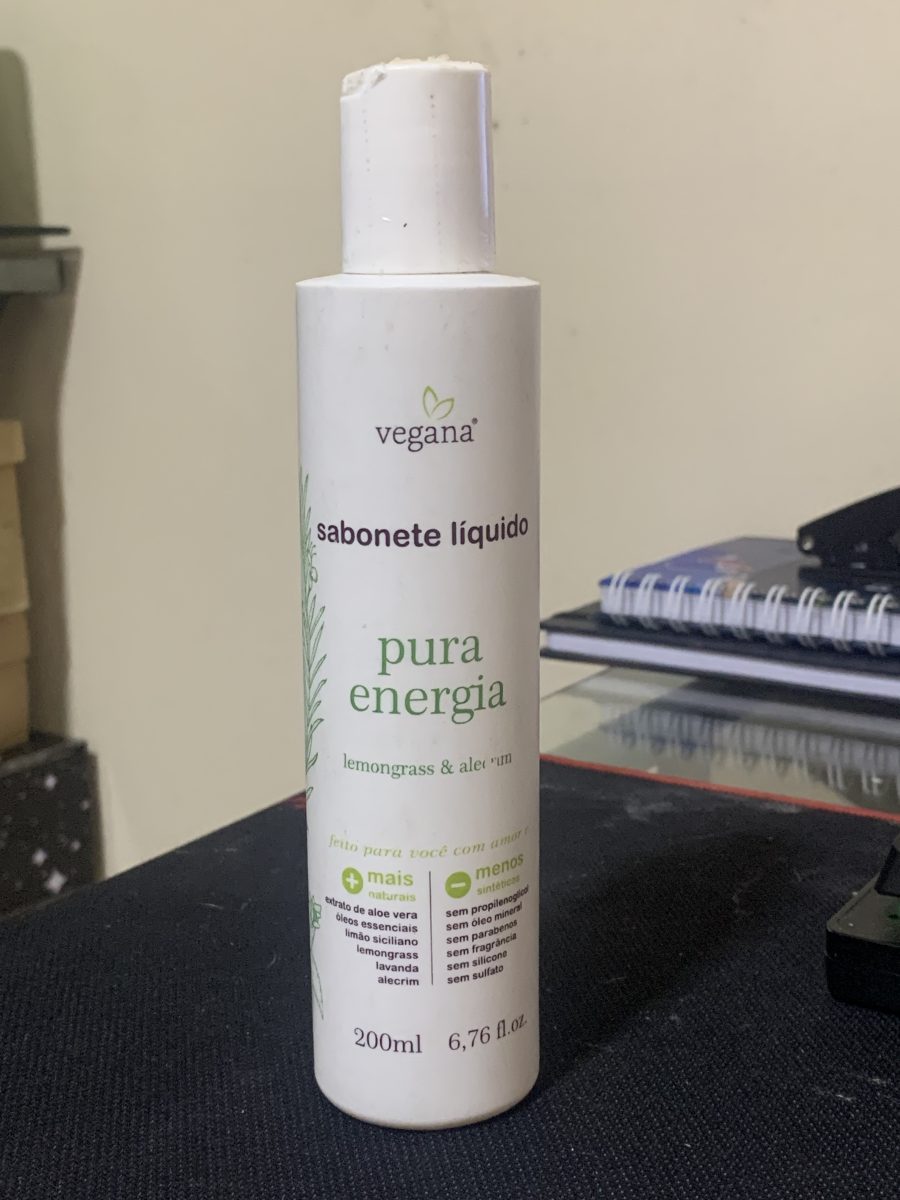 Vegana Sabonete Líquido Pura Energia 200ml