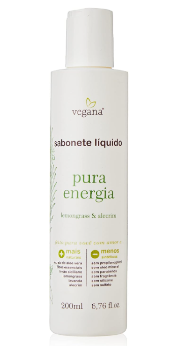 Vegana Sabonete Líquido Pura Energia 200ml