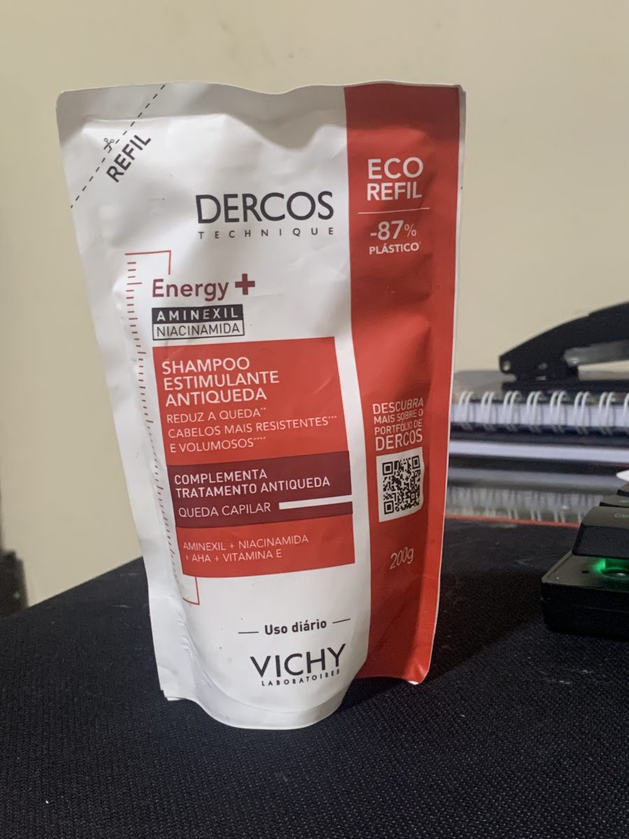 Vichy Dercos Energy+ Shampoo Antiqueda Refil 200g