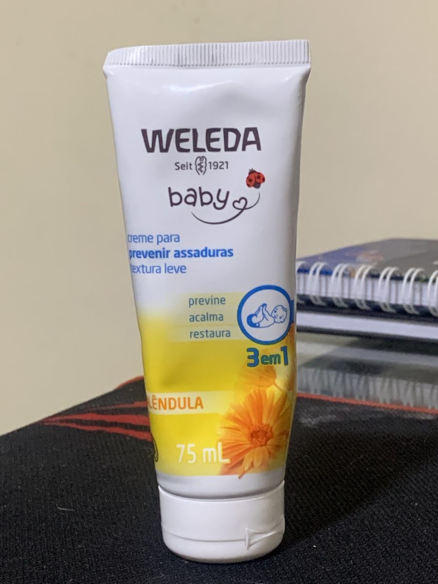 Weleda Baby Creme para Prevenir Assaduras Calêndula 75ml